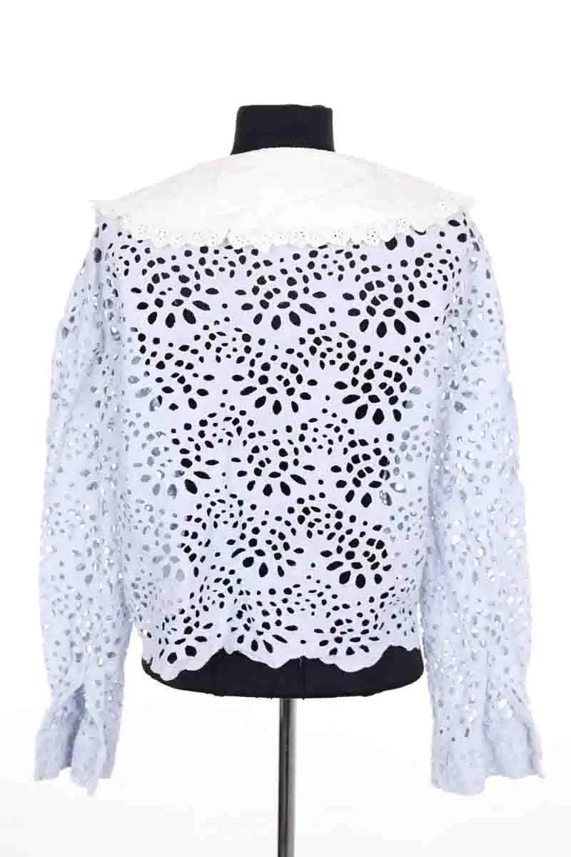 Blouse Maje Bleu en Coton