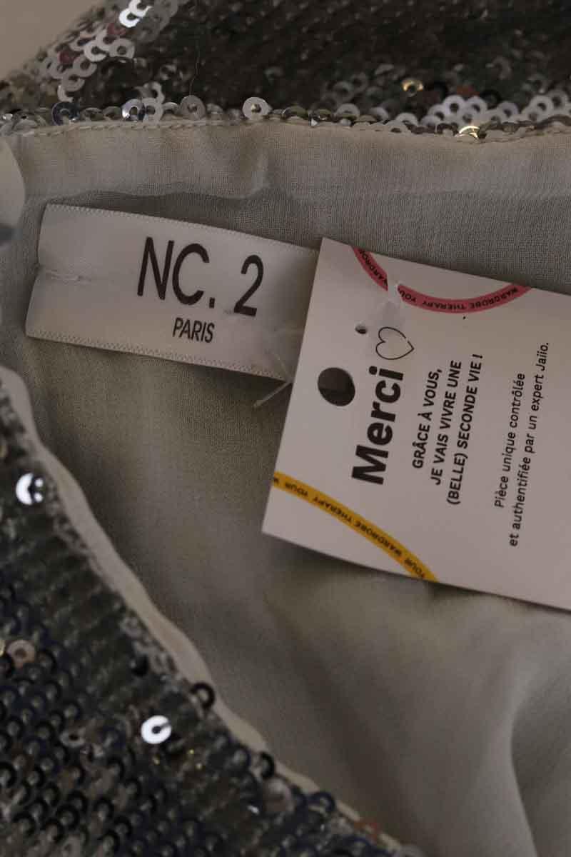 Mi-longueur Other Brand  Argent