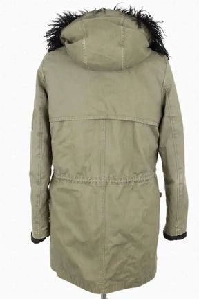 Parka Maje Kaki en Coton