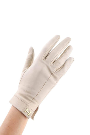 Gants Hermès  Beige