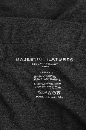Jupe Majestic Filatures Anthracite en Viscose