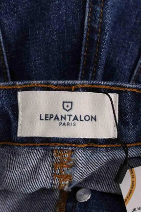 Jean droit Lepantalon Bleu en Coton