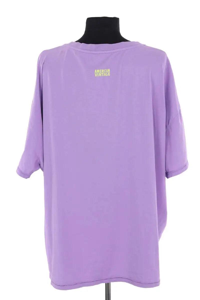 T-shirt American Vintage Violet en Coton