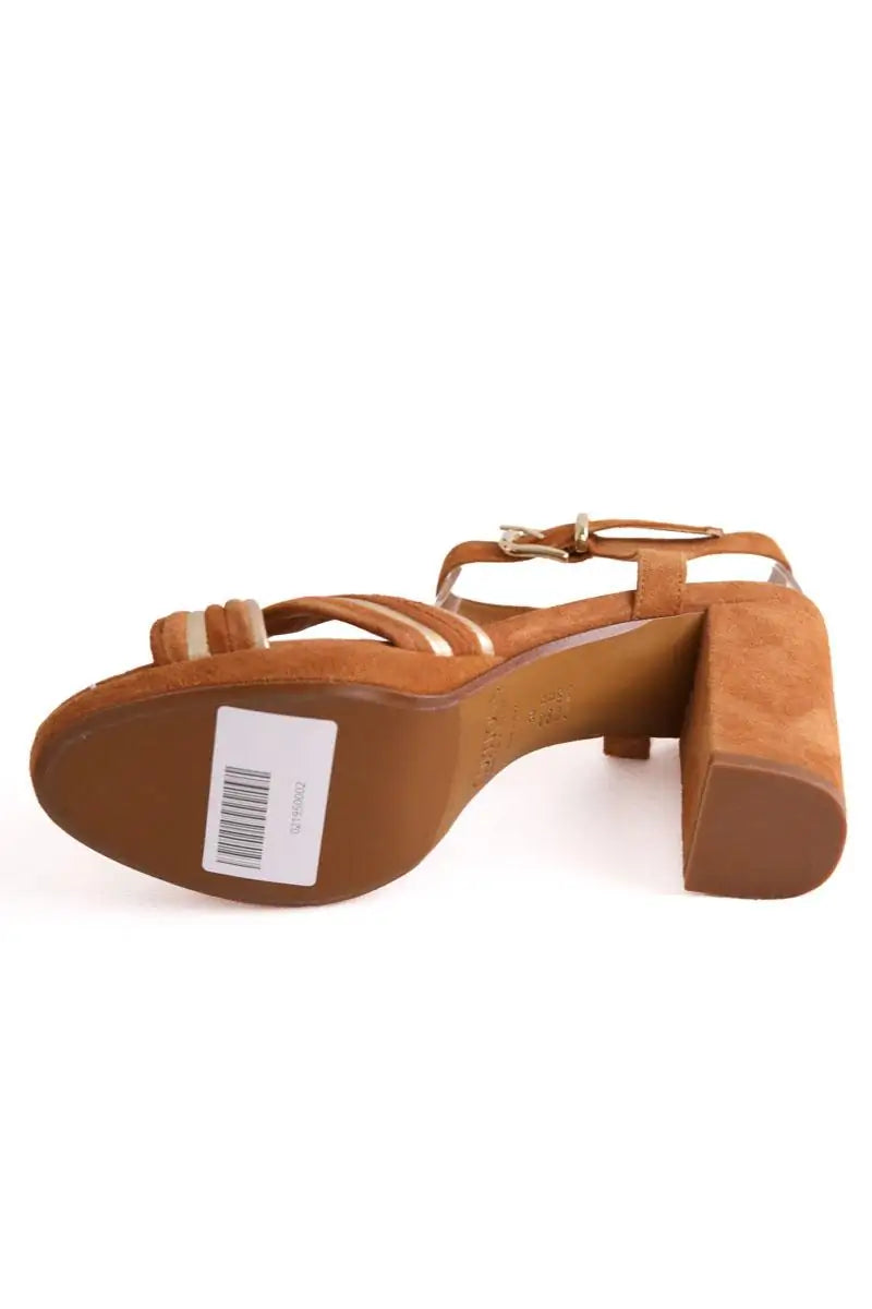 Talons Sézane Camel en Daim