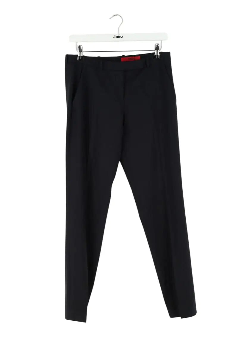 Pantalon droit Hugo Boss Marine en Synthétique, taille L - Seconde Main