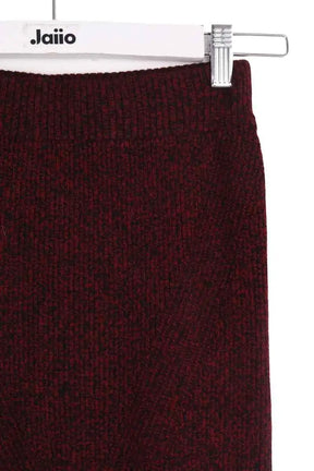Jupe Maje Rouge en Laine