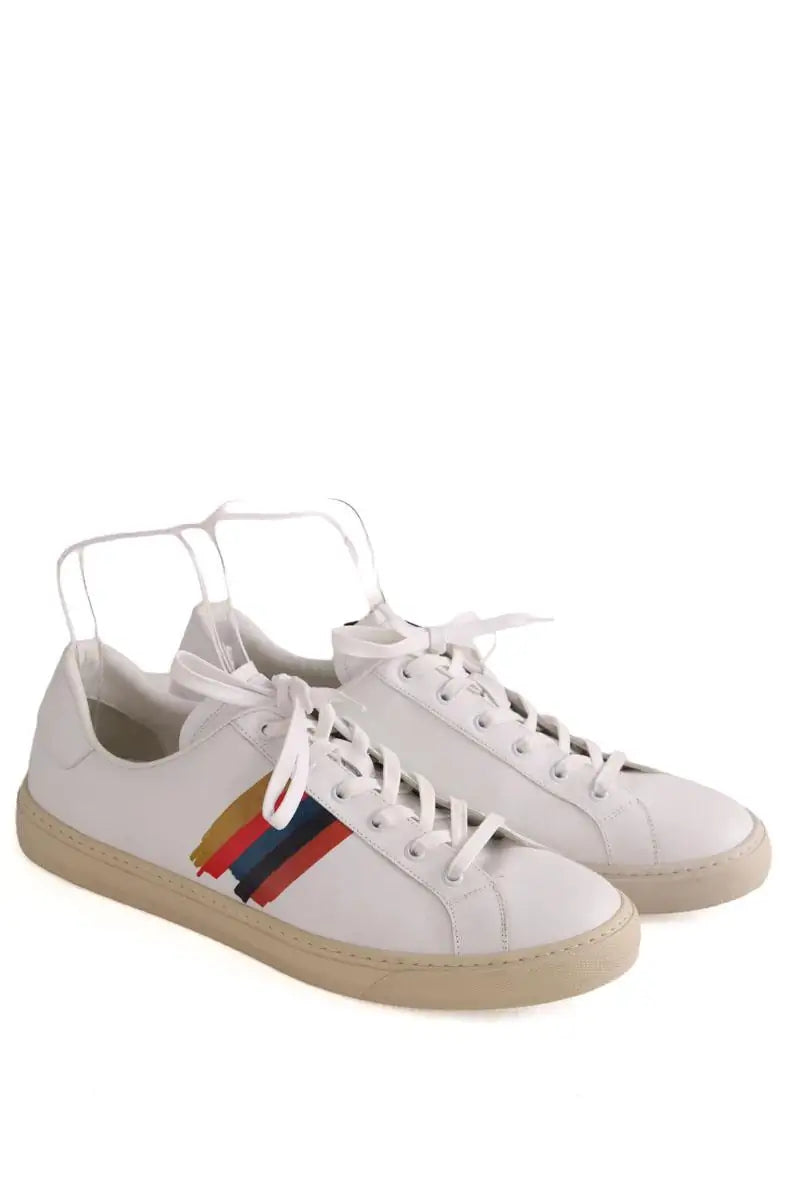 Baskets basses Paul Smith Blanc en Cuir