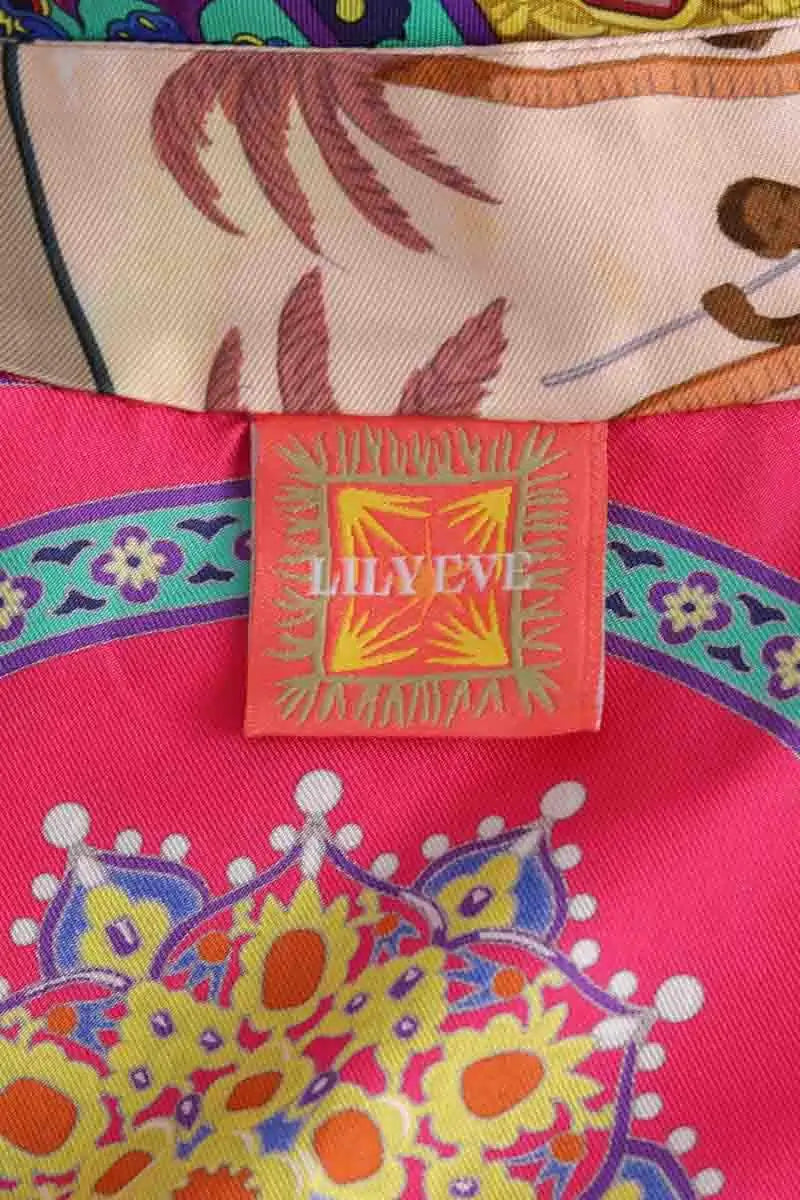 Gilet LILY EVE Multicolore en Soie