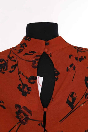 Blouse The Kooples Marron en Synthétique