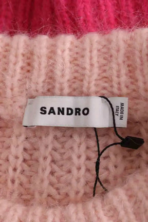 Pull Sandro Rose en Laine