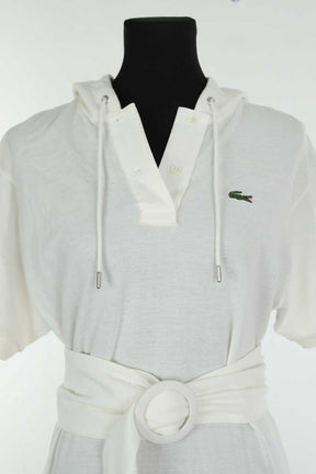 Mi-longueur Lacoste  Blanc