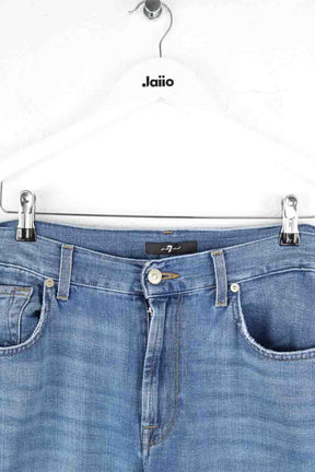 Slim 7 For All Mankind  Bleu