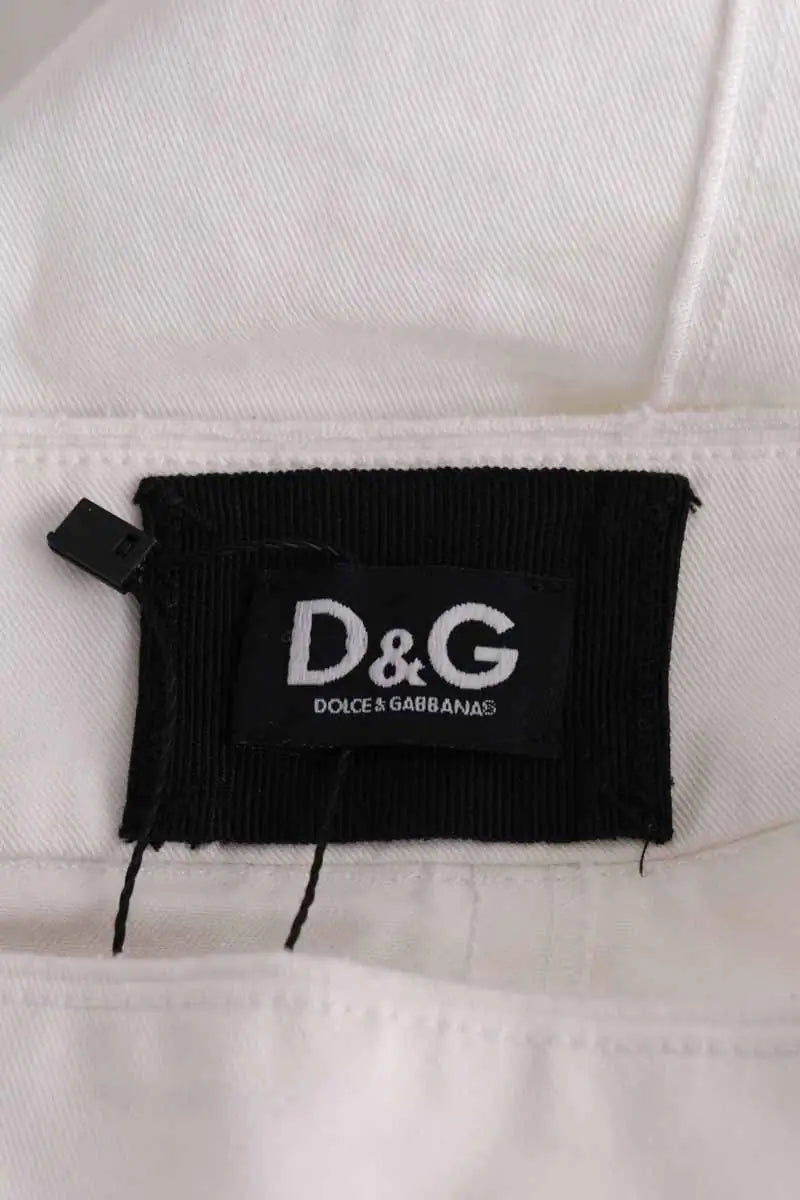Jupe Dolce & Gabbana Blanc en Coton