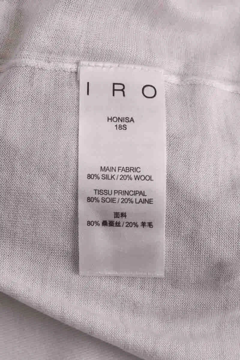 Top Iro Honisa Gris en Soie