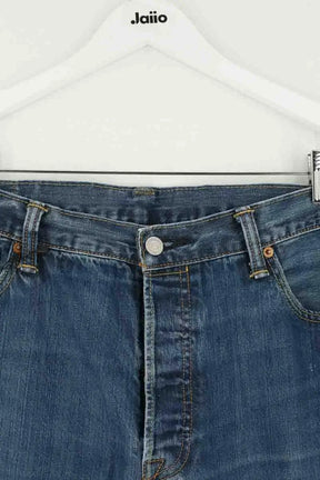Jean large Levi's 501 Bleu en Coton
