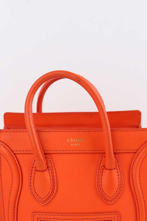 Bandoulière Celine Luggage Phantom Orange