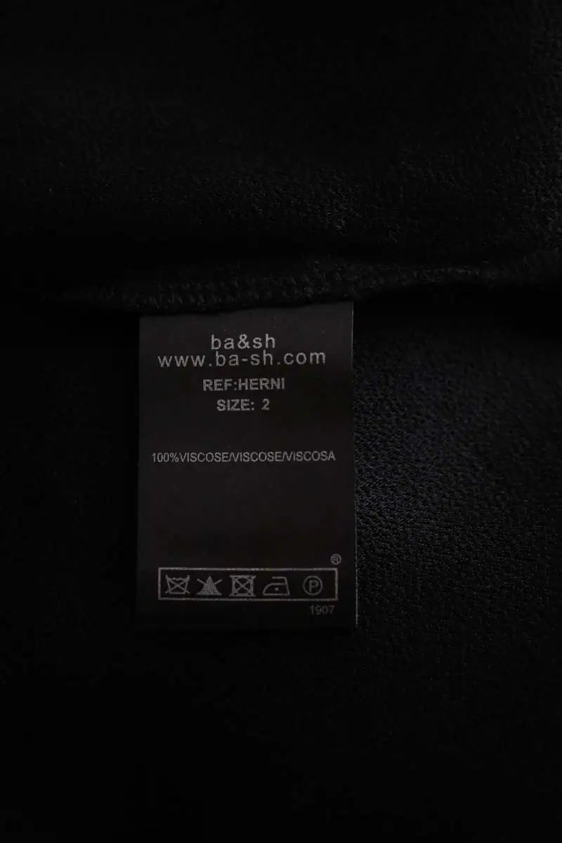 Mini jupe Ba&Sh Noir en Viscose