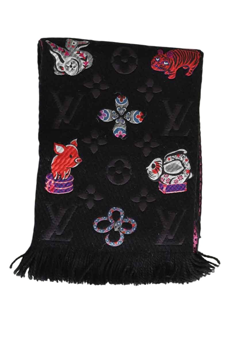 Écharpe Louis Vuitton  Noir