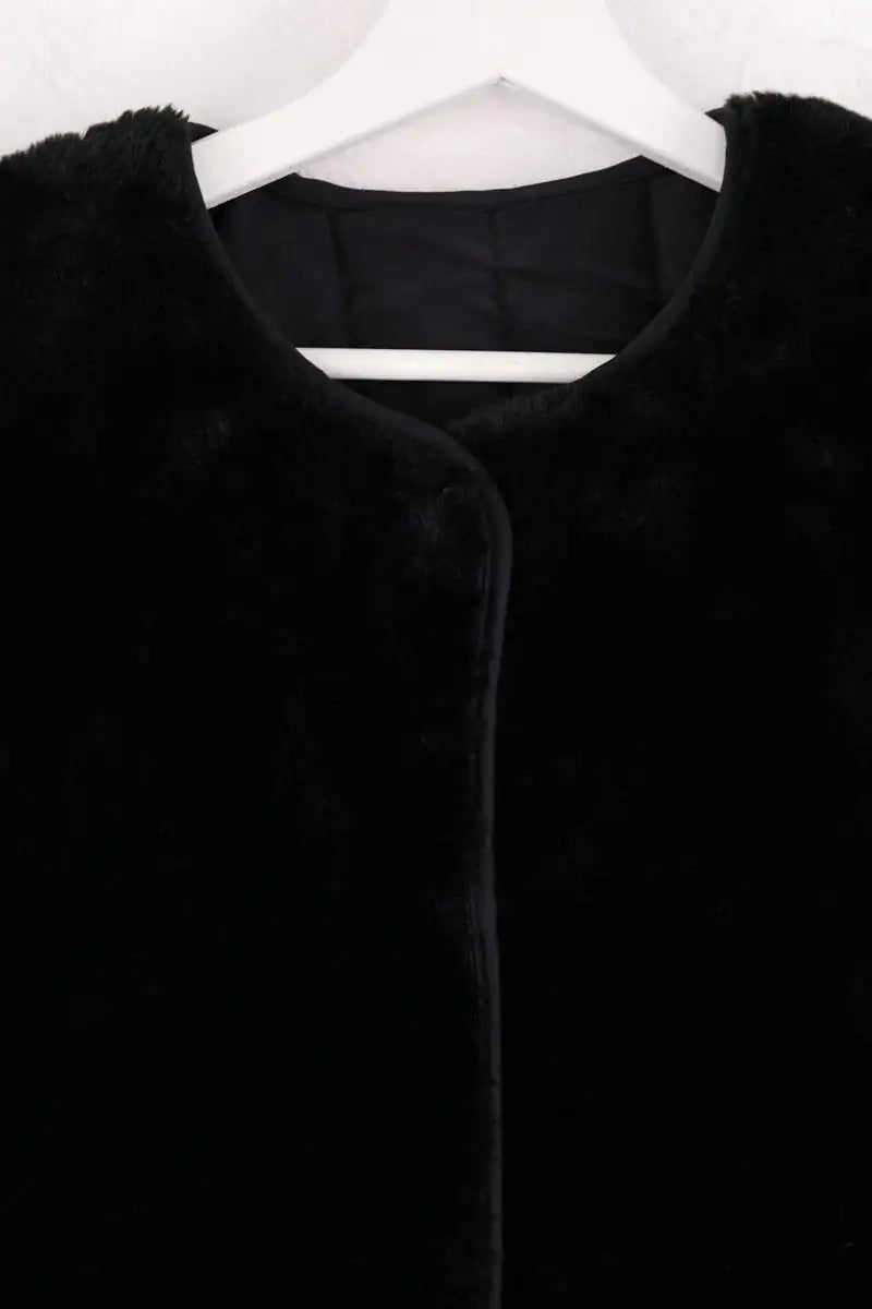 Manteau The Kooples Noir en Synthétique
