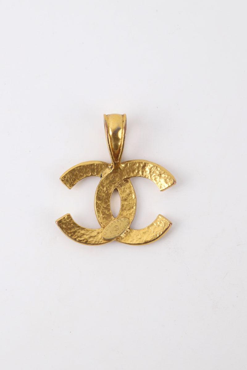 Pendentif Chanel  Doré