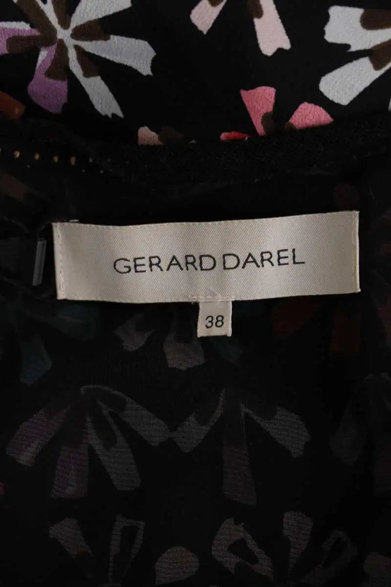 Robe Gerard Darel Noir en Soie