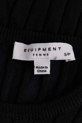 Top Equipment Noir en Viscose