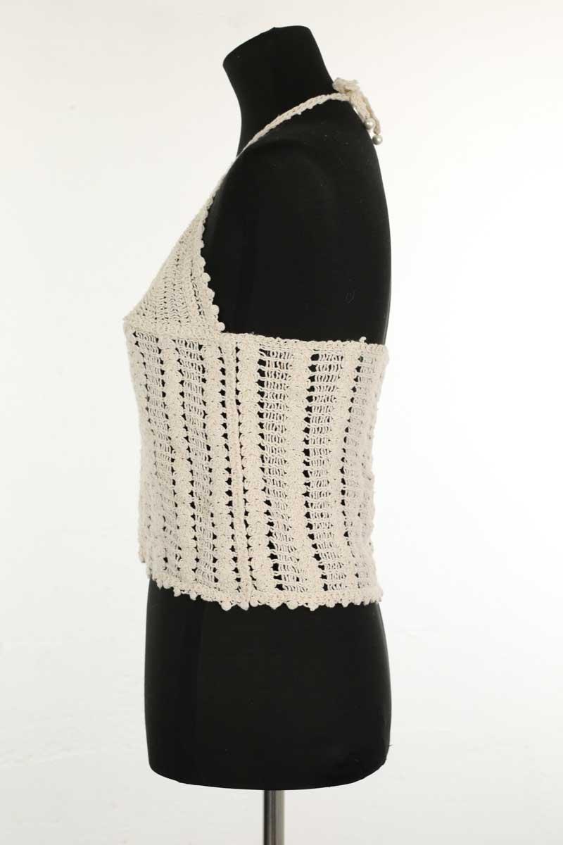 Tops sans manche Other Brand  Ecru