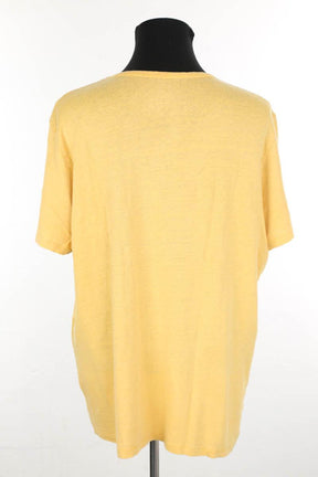 T-shirt Majestic Filatures  Jaune
