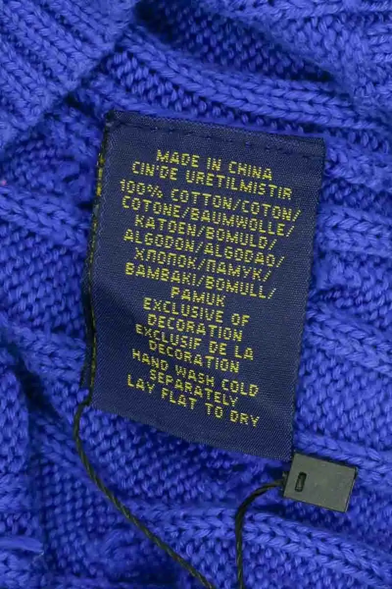 Pull Ralph Lauren Bleu en Laine