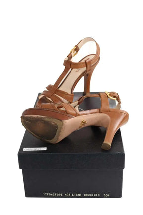 Talons Prada  Marron