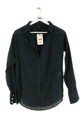Blouse Maje Marine en Coton, taille M - Seconde Main