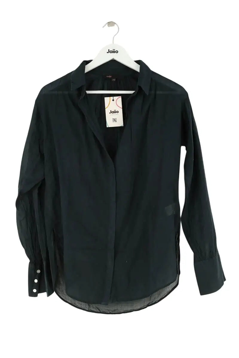 Blouse Maje Marine en Coton, taille M - Seconde Main