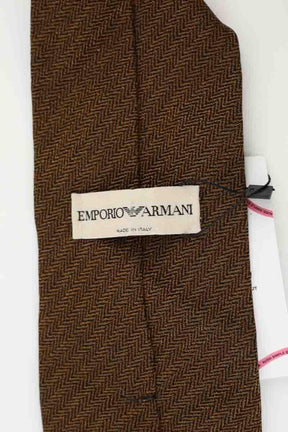 Cravate Armani  Marron