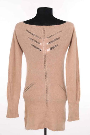 Pull Pinko Beige en Laine
