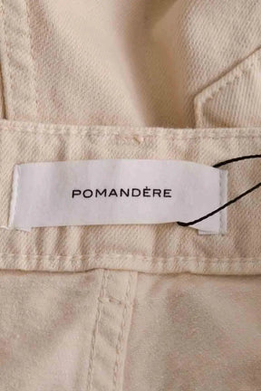 Jean large Pomandère Beige en Coton
