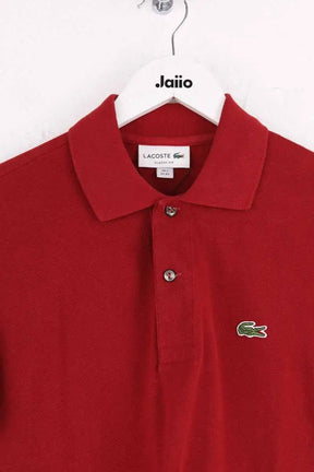 Polo Lacoste Rouge en Coton