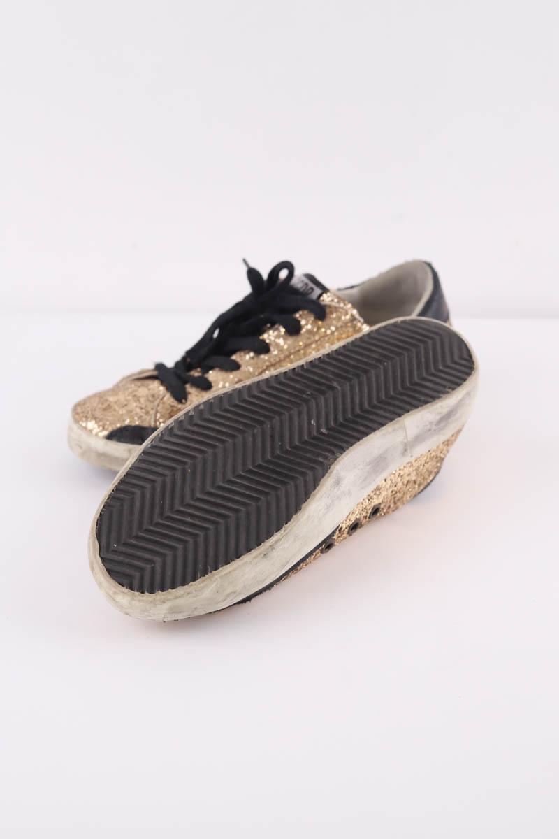 Baskets Golden Goose Superstar Doré