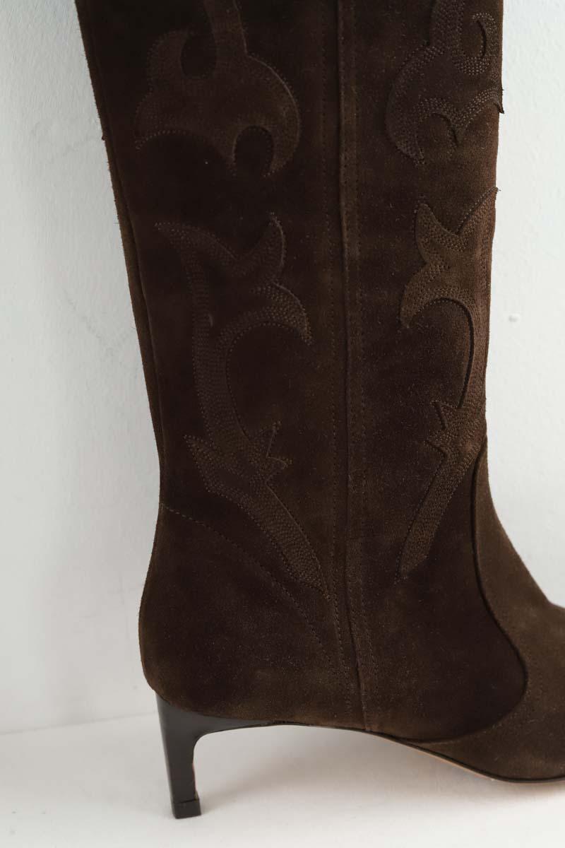 Santiags Bash  Marron