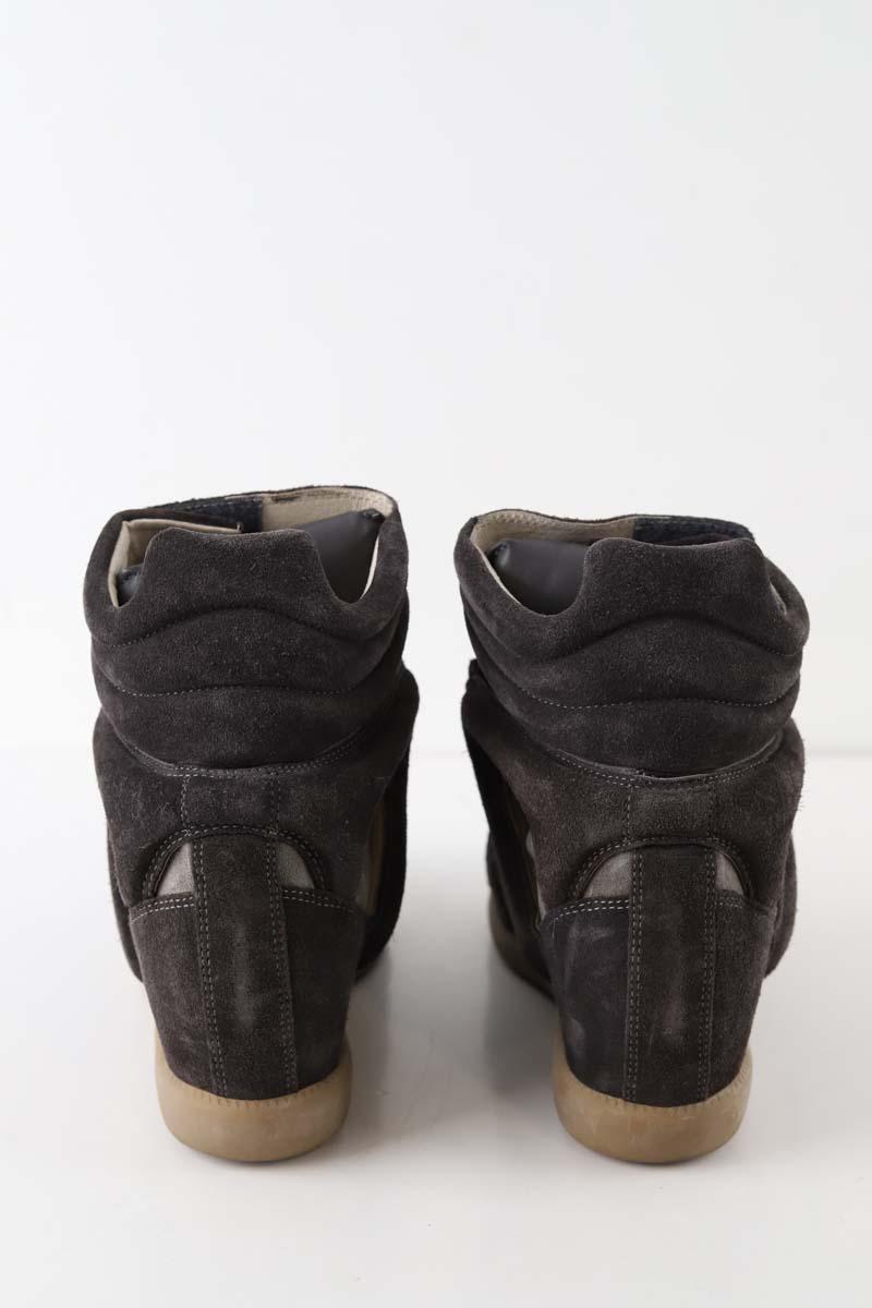 Baskets à talon Isabel Marant Beckett Gris