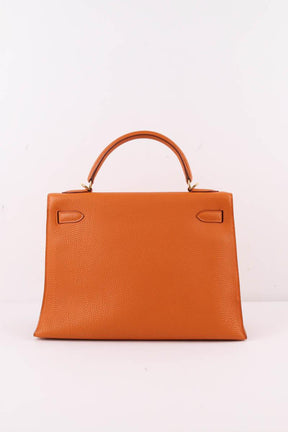 Sacs à main Hermès Kelly 32 Orange