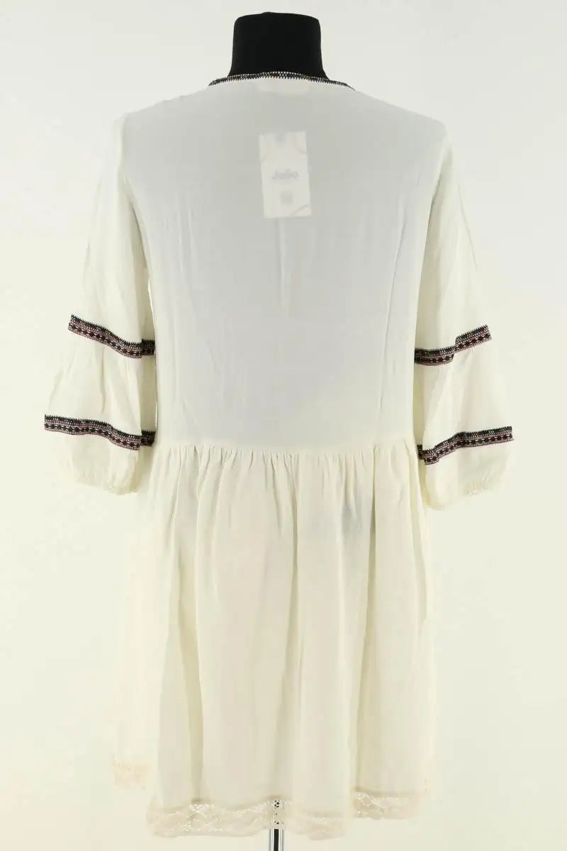 Robe Ba&Sh Ecru en Viscose