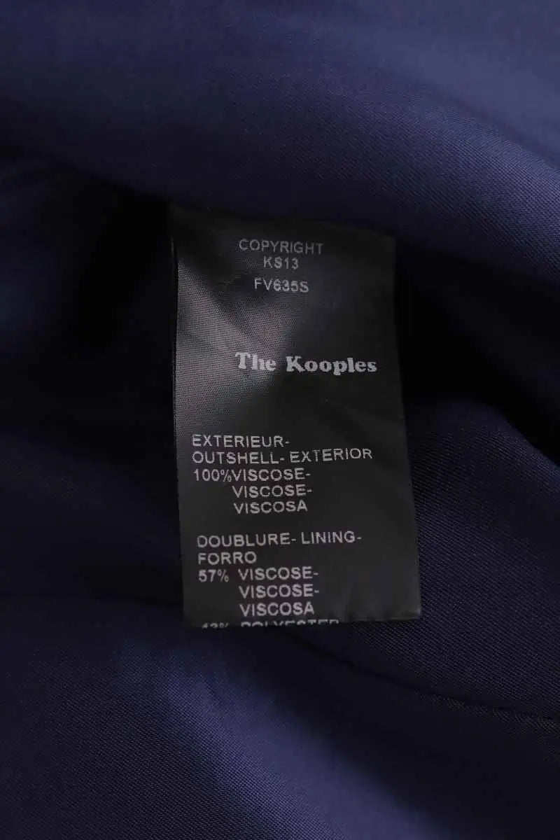 Blazer The Kooples Bleu en Synthétique