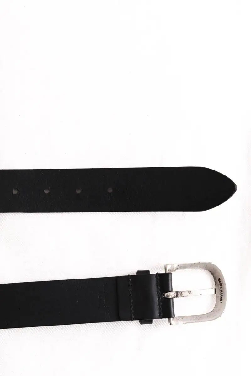 Ceinture Isabel Marant Noir en Cuir