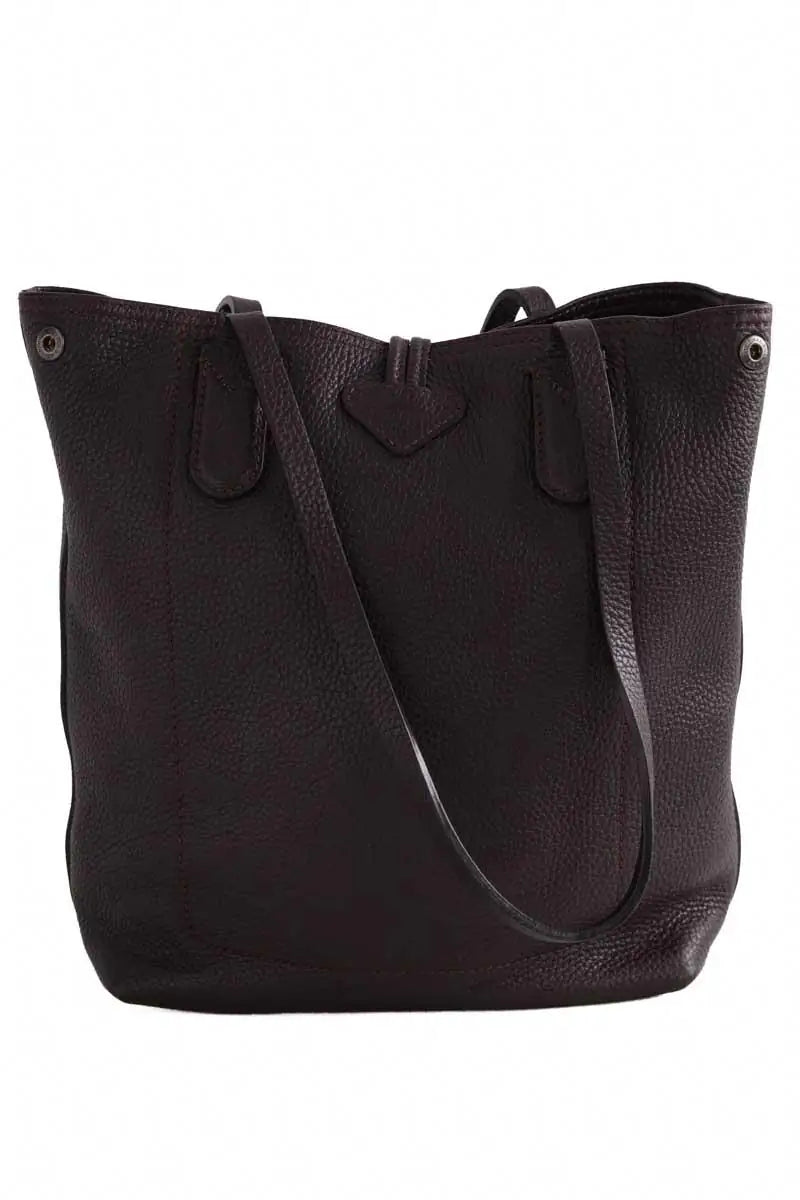 Sac porté épaule Longchamp Marron en Cuir