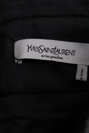 Jupe Yves Saint Laurent Anthracite en Laine