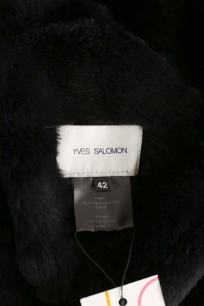 Manteau Yves Salomon  Noir