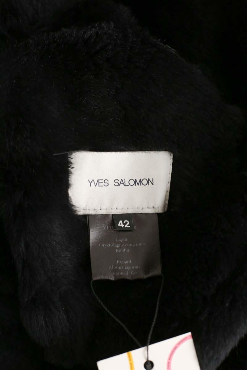 Manteau Yves Salomon  Noir