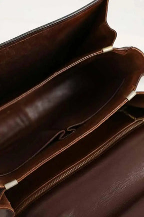 Sac à bandoulière Celine Crécy vintage Marron en Cuir