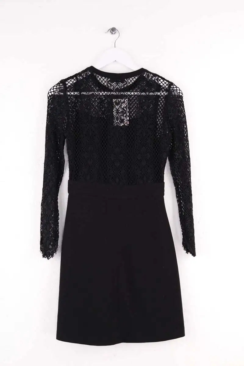 Robe Sandro Noir en Synthétique