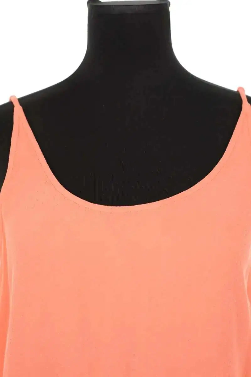 Top sans manche Bash Orange en Polyester